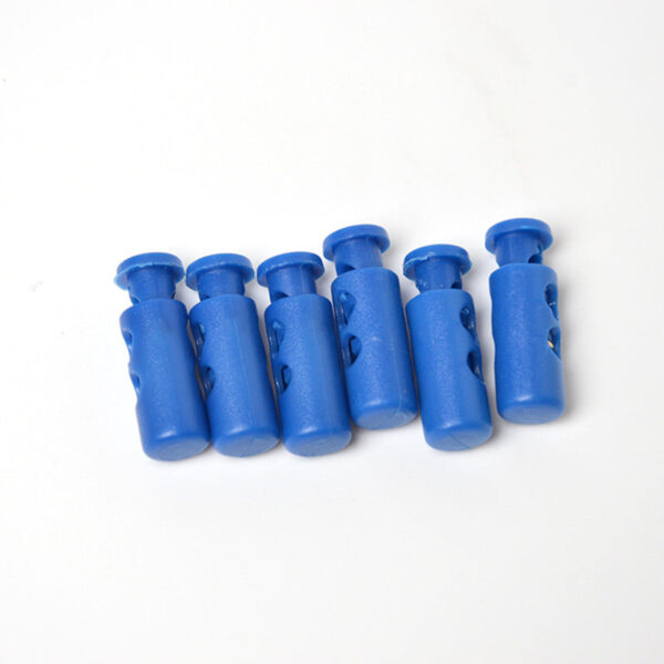 8mm Diameter Colored Plastic Cord Locks 96 Pack(6 Colors) - Image 2