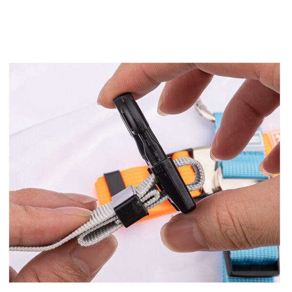 6 Colors Travel Add-a-Bag Luggage Strap with Ring Hooks Buckle - Image 2
