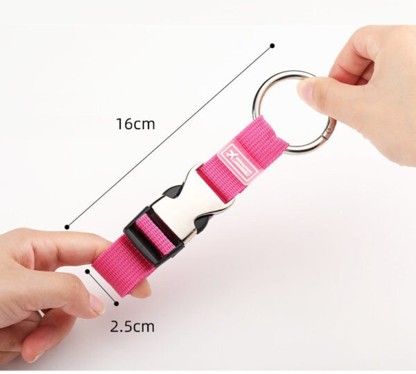 6 Colors Travel Add-a-Bag Luggage Strap with Ring Hooks Buckle - Image 3