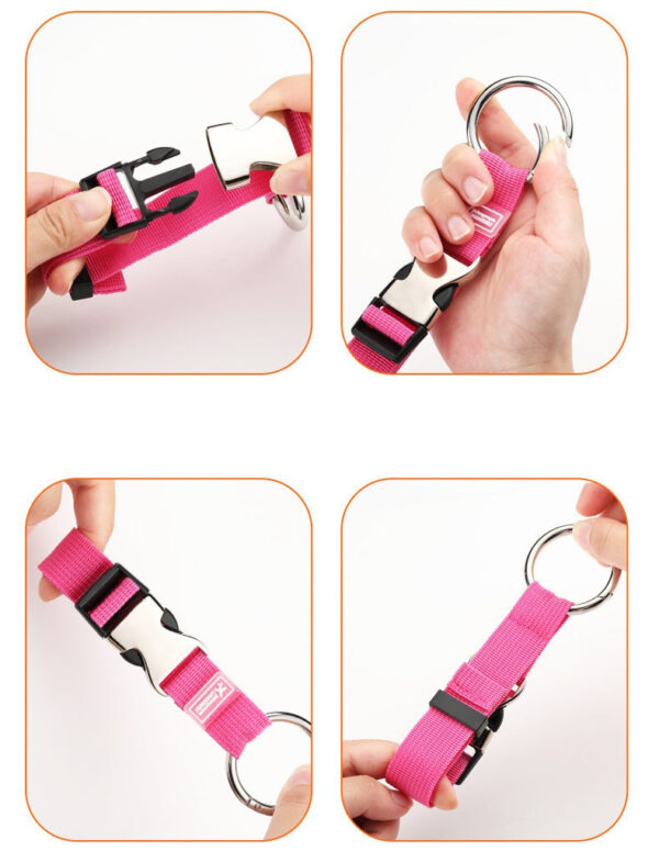 6 Colors Travel Add-a-Bag Luggage Strap with Ring Hooks Buckle - Image 5