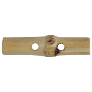 Original Ecology Irregular Bamboo Knot Toggle Buttons,10 Pack 
