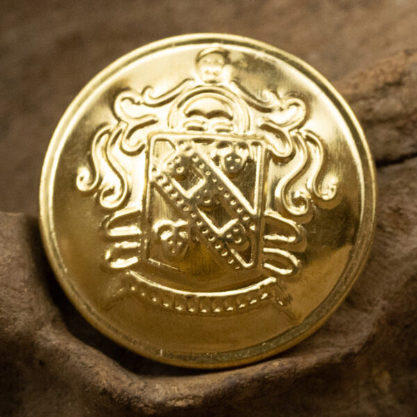 Golden Metal Shank Buttons for JK Uniforms 10pcs