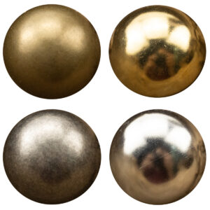 Vintage Brass Metal Retro Mushroom Shank Buttons 10pcs 