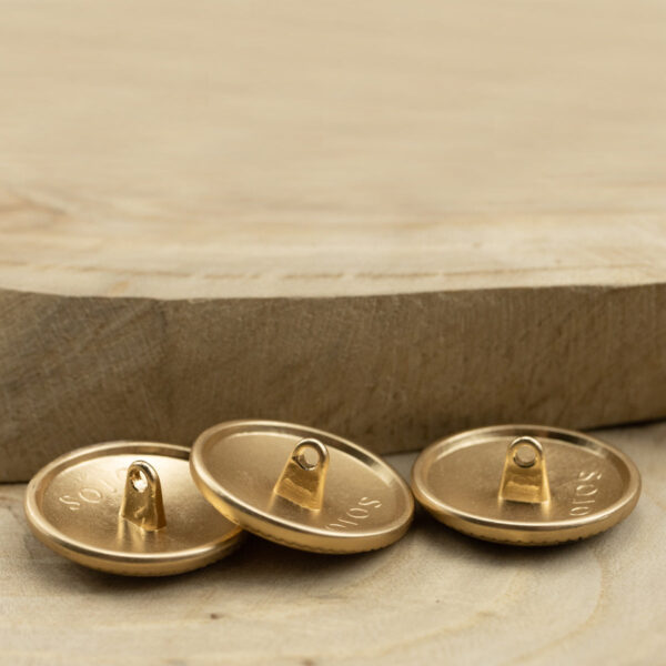 British Wheat Crown Metal Shank Buttons for Suits 10pcs