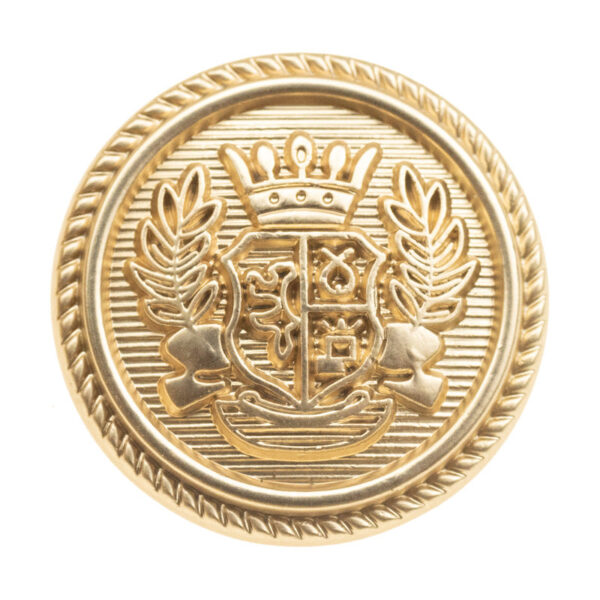 British Wheat Crown Metal Shank Buttons for Suits 10pcs