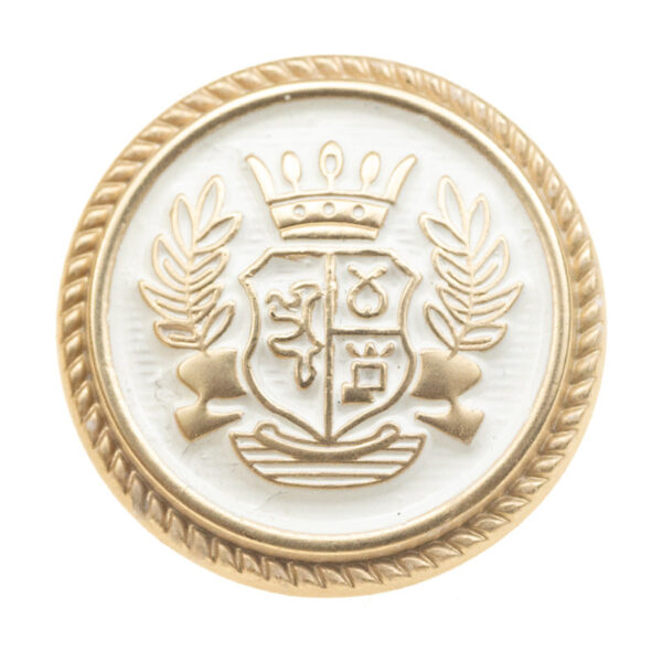 British Wheat Crown Metal Shank Buttons for Suits 10pcs