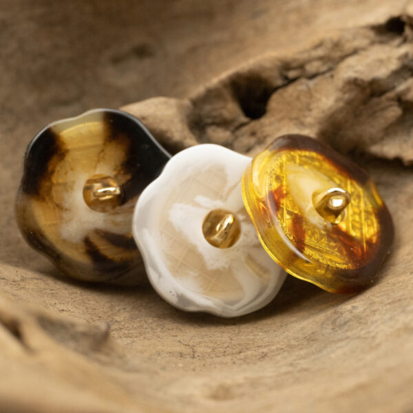 Irregular Metal Beauty Portrait Resin Shank Buttons,10pcs