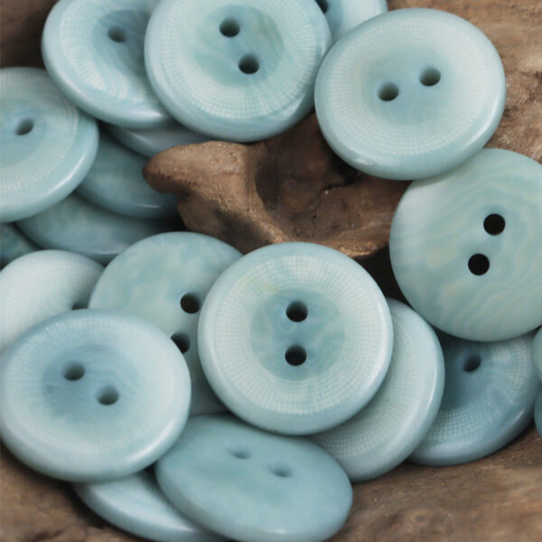 Vintage Round Polka Dot Natural Palm Fruit Corozo Buttons 10 Pack