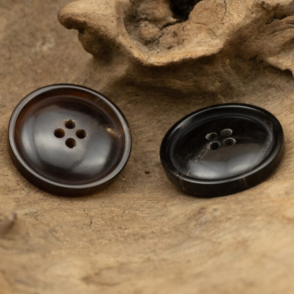 Natural Real Horn Round Buttons for Chinese Tang Suit 10pcs