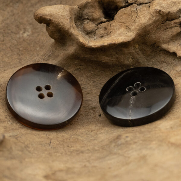 Natural Real Horn Round Buttons for Chinese Tang Suit 10pcs