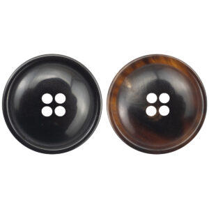 Natural Genuine Horn Black Buttons for Chinese Tang Suit 10pcs - Lots of Buttons