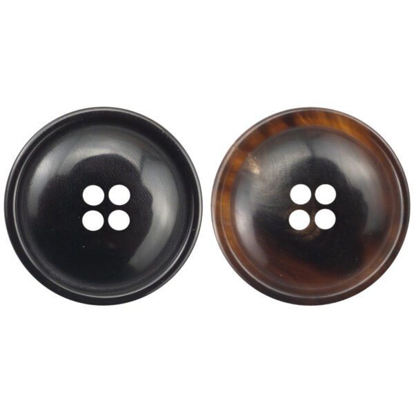 Natural Genuine Horn Black Buttons for Chinese Tang Suit 10pcs - Lots of Buttons