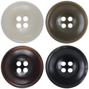 Round 4 Hole Retro Resin Buttons for Hoodies and Dresses,20pcs 