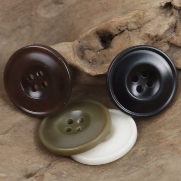 Round 4 Hole Retro Resin Buttons for Hoodies and Dresses,20pcs