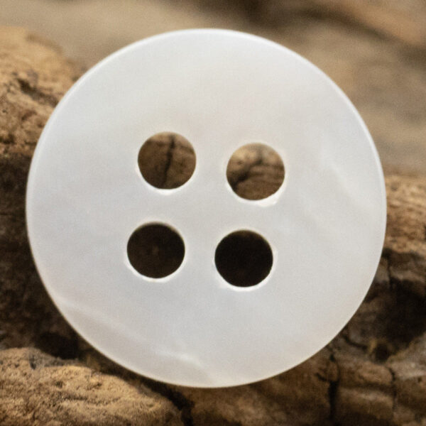 10/11.5mm Double Flat Natural Pearl Shell Buttons for Polo Dresses 10pcs - Image 4