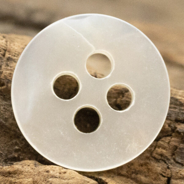10/11.5mm Double Flat Natural Pearl Shell Buttons for Polo Dresses 10pcs - Image 5
