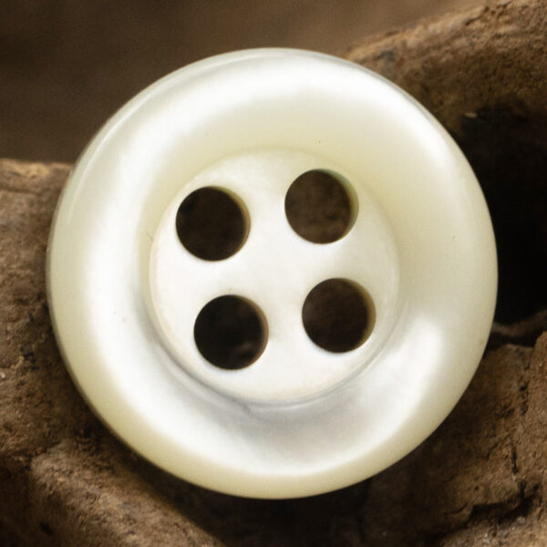 Beige Shell Buttons for Retro Silk Shirts Dresses 10pcs - Image 5