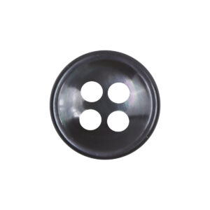11.5mm Thickened Dark Blue Shell Buttons for Men's Luxury Silk Shirts 10pcs 