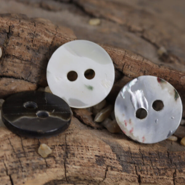 Handcrafted Natural Mother-of-Pearl Buttons for Formal Wear,20pcs - Lots of Buttons