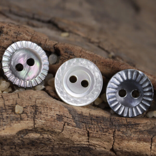 Handcrafted Natural Mother-of-Pearl Buttons for Formal Wear,20pcs - Lots of Buttons