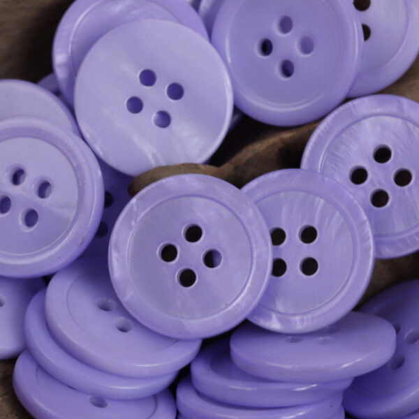 Candy-Colored Round Natural Shell Buttons for Clothes DIY Craft 10 Pack