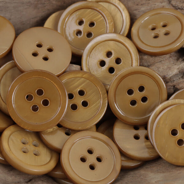 Candy-Colored Round Natural Shell Buttons for Clothes DIY Craft 10 Pack