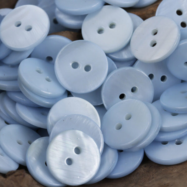 Dual Flat Two-Hole Shell Buttons for DIY Bracelets,10PCS
