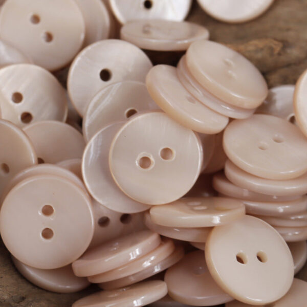 Dual Flat Two-Hole Shell Buttons for DIY Bracelets,10PCS