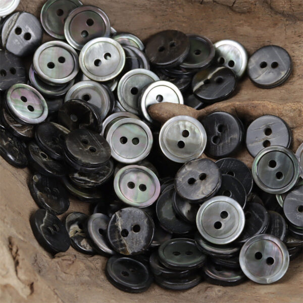 Natural Beige Shell Buttons for Wedding Haute Couture Shirts 10pcs - Image 5