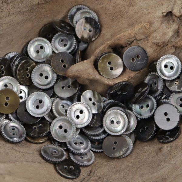 Natural Beige Shell Buttons for Wedding Haute Couture Shirts 10pcs - Image 7
