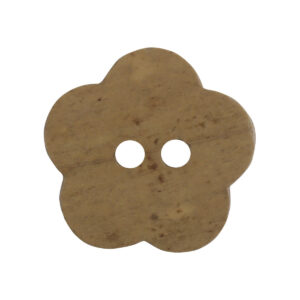 Flower-Shaped Natural Bamboo Buttons for Children's Spring Clothing 20pcs 