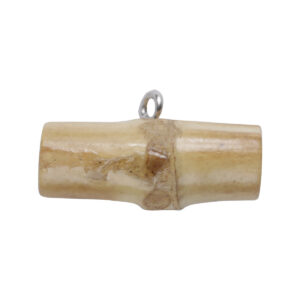 30mm Natural Bamboo Knot Metal Buckles 10PCS 