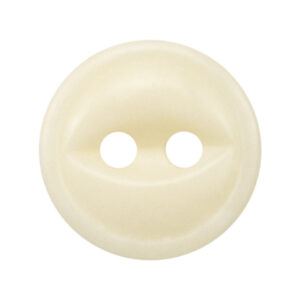 11.5mm Ivory Two-Hole Fish-Eye Bovine Bone Buttons for Shirt 10pcs