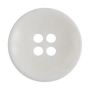 Natural Bowl-Shaped Four-Hole Ivory-Colored Bone Buttons 10pcs - Lots of Buttons