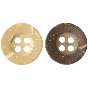 Round Coconut Shell Buttons for Kids' Clothes DIY 100pcs 
