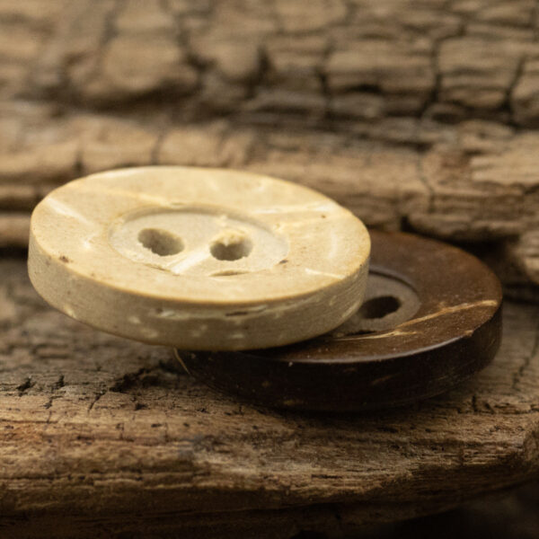 Round Coconut Shell Buttons for Kids' Clothes DIY 100pcs