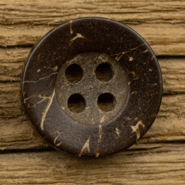 Round Coconut Shell Buttons for Kids' Clothes DIY 100pcs
