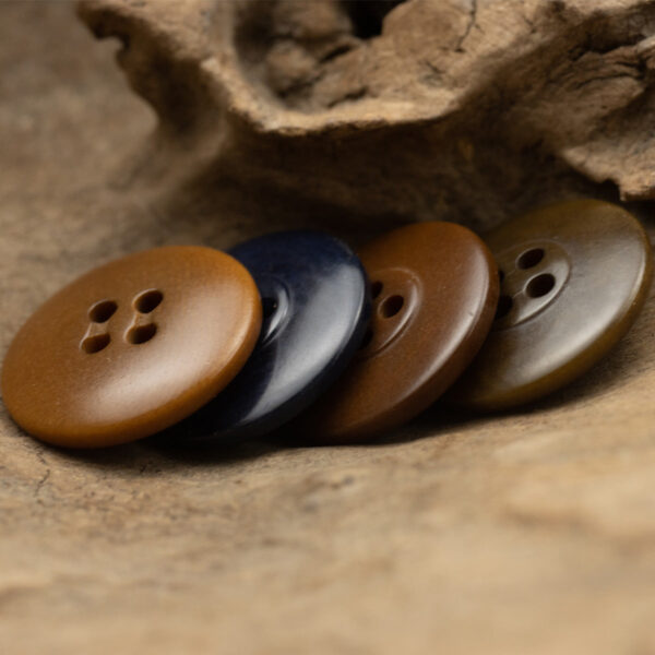 Authentic Tagua Nut Buttons Vintage Bread Lozenge Design,10PCS