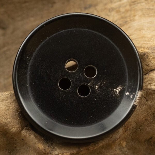 Black Horn Buttons for Winter Outwear 10pcs - Lots of Buttons