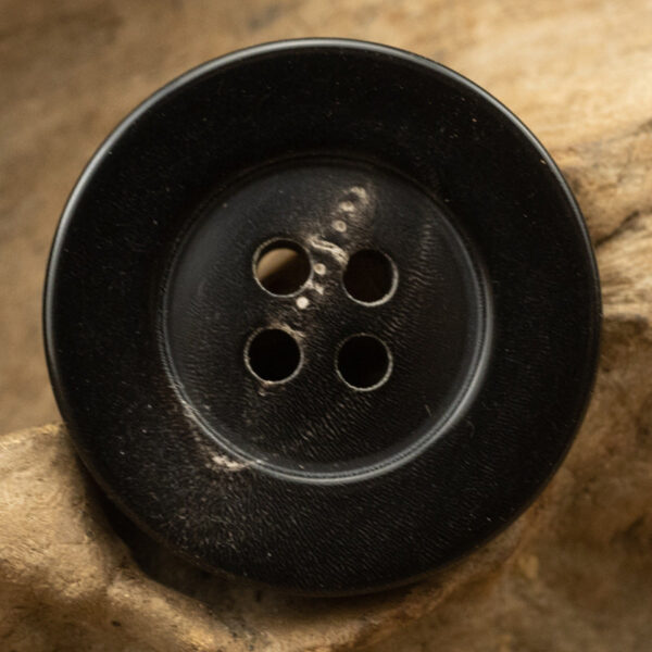 Black Horn Buttons for Winter Outwear 10pcs - Lots of Buttons