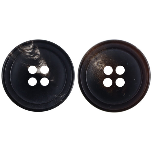 Round Real Horn Buttons for Coats Suit Cuffs 10pcs - Lots of Buttons