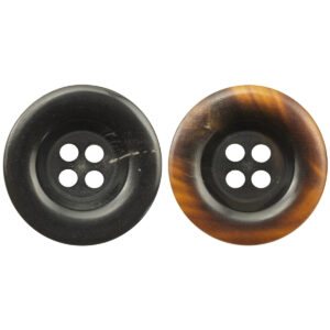 Thickened Bowl Shaped Horn 4 Hole Buttons 10pcs 