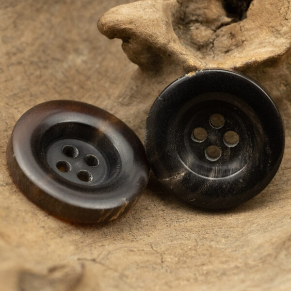 Thickened Bowl Shaped Horn 4 Hole Buttons 10pcs