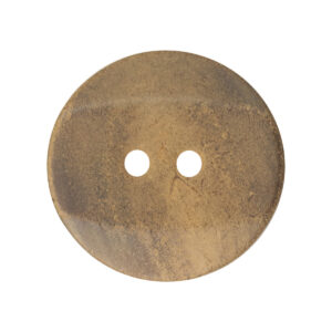 Vintage Beveled Two-Hole Burned Horn Buttons 10pcs 