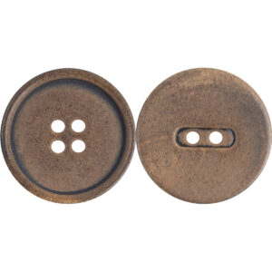 Vintage Burnt Yellow Horn Buttons - Perfect for Black Work Jackets - 10pcs - Lots of Buttons