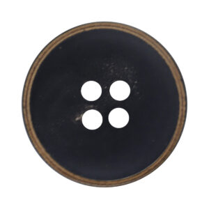 Natural Horn Bowl-Shaped Four-Hole Buttons for Vintage Suits 10pcs - Lots of Buttons