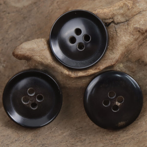 15-28mm Natural Real Horn Buttons for Luxury Suits Pants 10pcs - Image 3