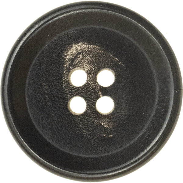 15-25mm Vintage Dark Coffee Black Genuine Horn Buttons 10pcs - Image 4
