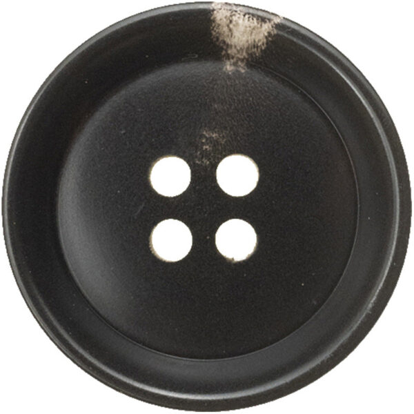 Round 4-Hole Pan-Shaped Horn Buttons for Casual Vintage Jackets - 10pcs - Lots of Buttons