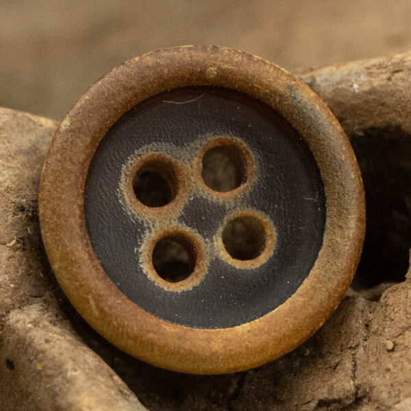 11.5mm Burnt Dark Coffee and Black Horn Buttons for Polo Shirts 10pcs - Image 7